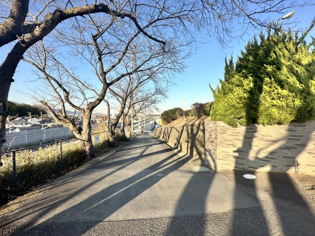平塚市広川 敷地約2083坪　住宅・事業用地の前面道路含む現地写真
