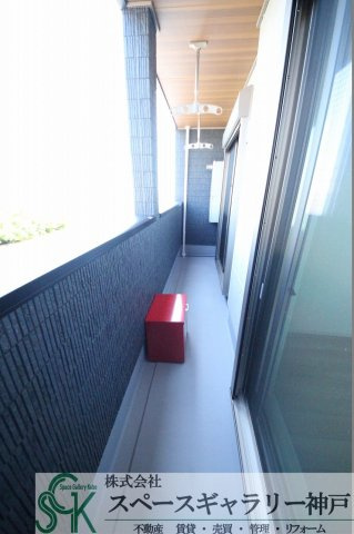 シーパレス弐番館のバルコニー