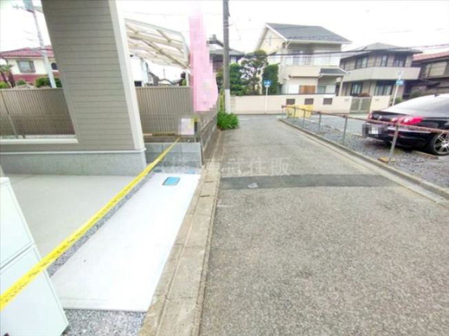 【前面道路含む現地写真】 | ふじみ野市上福岡5丁目　24　1期　全2棟　1号棟 | 閑静な住宅地です
