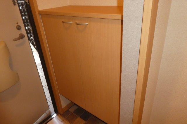アシュランスAの玄関|シューズボックス