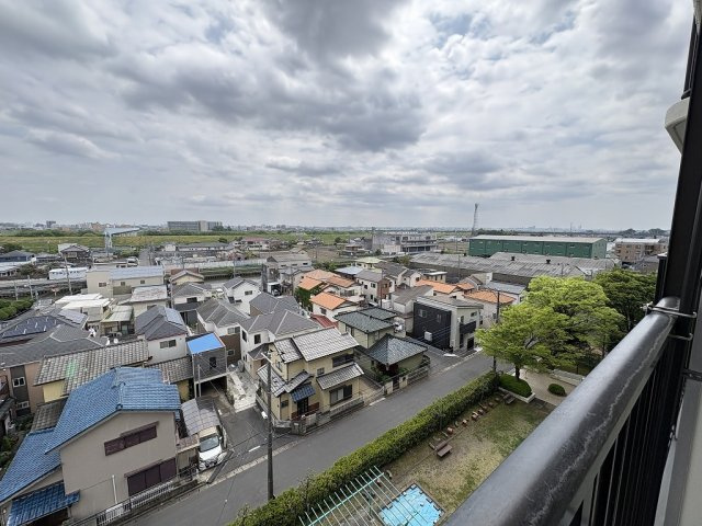 グレースハイツ三郷の展望|バルコニーからの眺めです