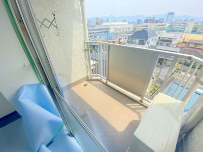 【バルコニー】 | ダイヤコーポ東雲 | お洗濯に便利なバルコニー