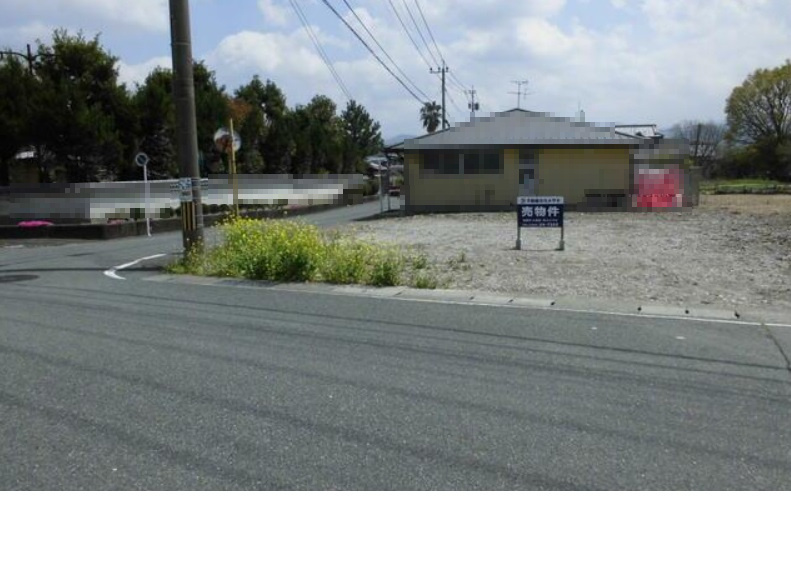 八代市鏡町下有佐売地の外観