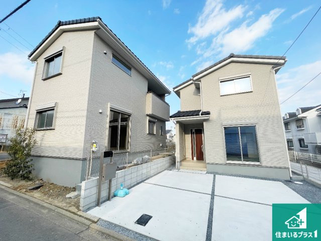 京都市北区鷹峯南鷹峯町　新築一戸建ての外観|お客様に長く安心して住んでいだだける事にこだわった家づくり！住んでからのアフターサービスにもしっかりと取り組んでいます！