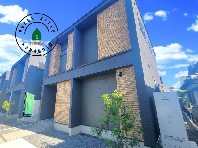 熊本市北区鶴羽田2丁目第2-7棟（4号棟）　の外観|デザイン性のある外観です。