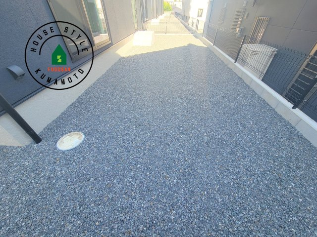 熊本市北区鶴羽田2丁目第2-7棟（4号棟）　の庭|お庭で自由な時間を過ごせます。