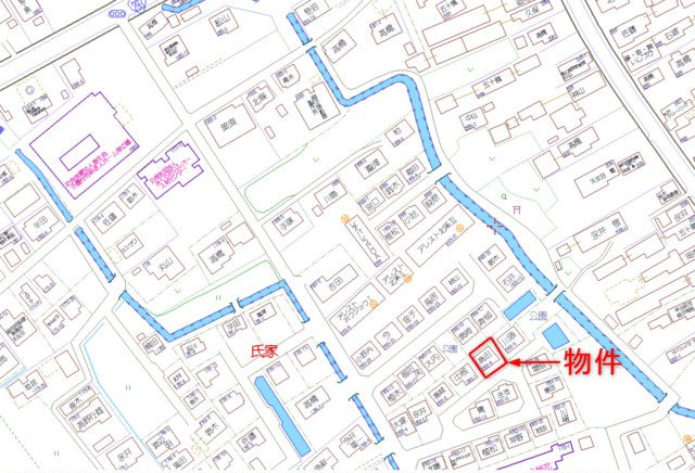 さくら市氏家　4ＬＤＫ　中古住宅の地図