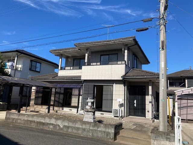 さくら市氏家　4ＬＤＫ　中古住宅の外観