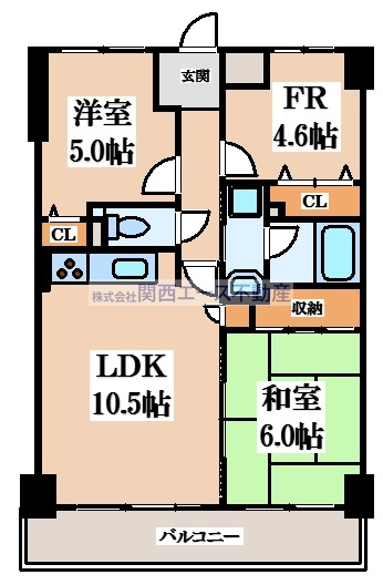 【間取り】 | グランドール鴻池