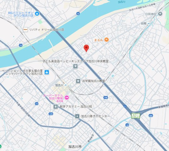 加古川市加古川町河原　　土地の地図