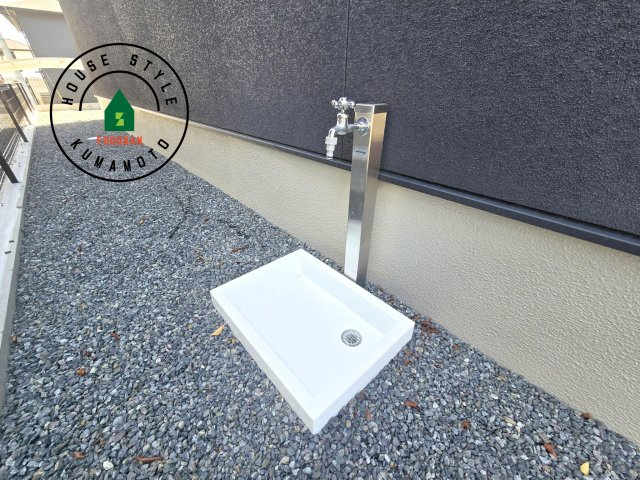 熊本市北区鶴羽田2丁目第2-7棟（5号棟）　のバルコニー|将来的にウッドデッキなど施工して、素敵なバルコニースペースを活用できます。