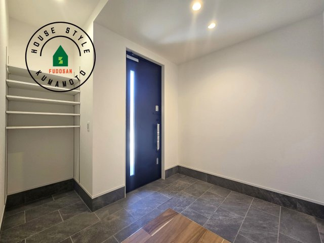 熊本市北区鶴羽田2丁目第2-7棟（5号棟）　の防犯設備|二重ロックでしっかり防犯対策ができます。