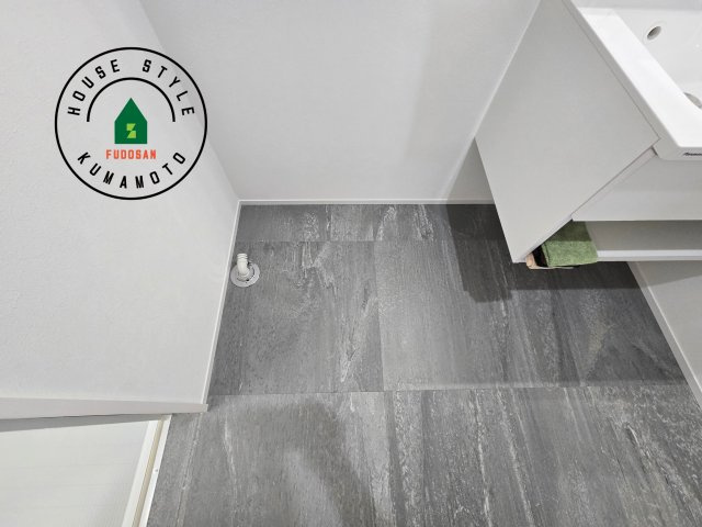 熊本市北区鶴羽田2丁目第2-7棟（5号棟）　のランドリースペース|ランドリースペースとなります。広々して有効的にご使用できます。 