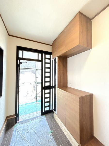 さくら市狹間田　4ＬＤＫ　中古住宅の玄関