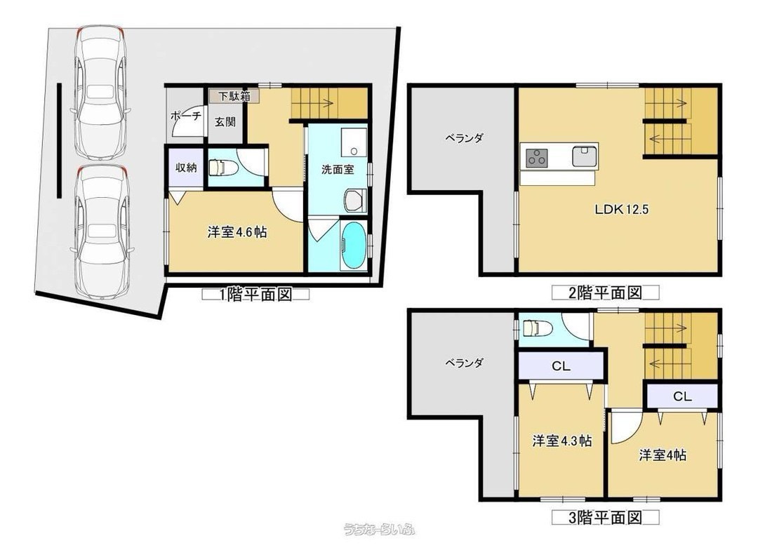 糸満市糸満　戸建て　オーナーチェンジ物件の間取り|間取り