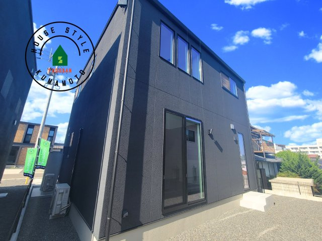 熊本市北区鶴羽田2丁目第2-7棟（7号棟）　の外観|デザイン性のある外観です。