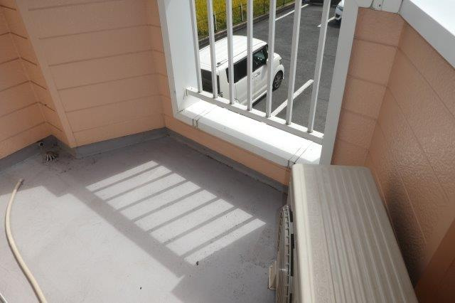 クレストール山地Bのバルコニー