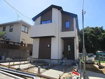 広島市東区牛田新町１丁目　新築一戸建ての外観