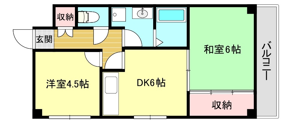クリスタル西庄の間取り