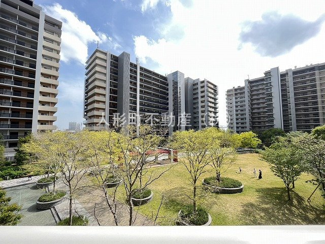【展望】 | HARUMI FLAG PARK VILLAGE C棟 | 3階ですが爽快な眺望です