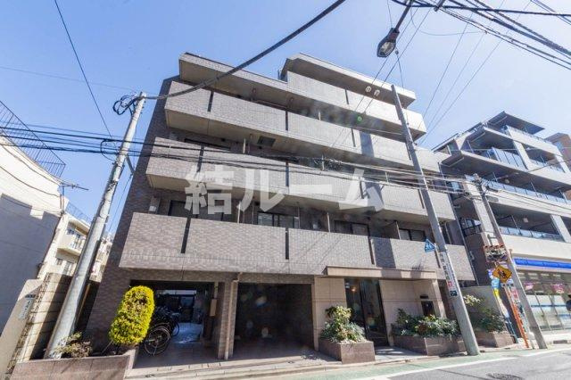 新宿区新小川町の賃貸マンションの外観