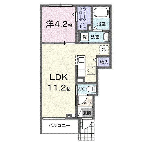 ラフレシールⅡの間取り|間取図