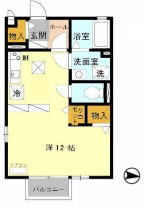 リビングタウン古坂弐番館の間取り