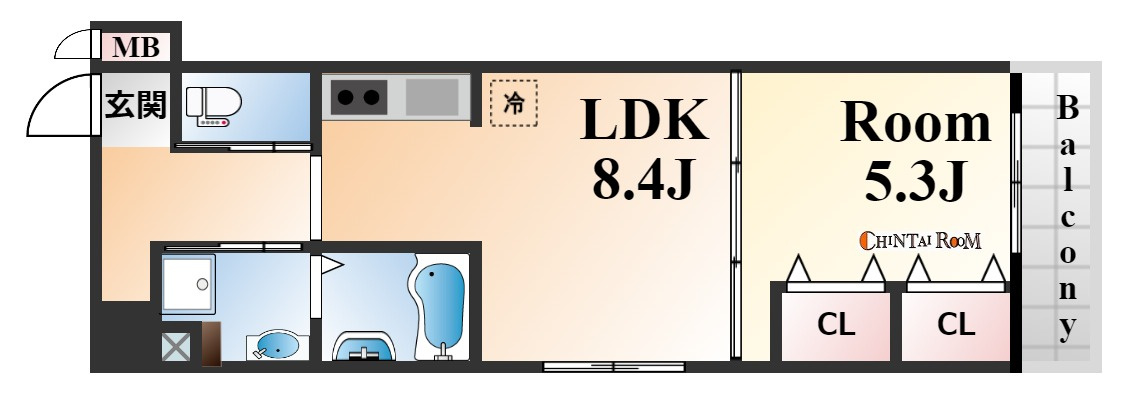 プリオーレ三宮 の間取り