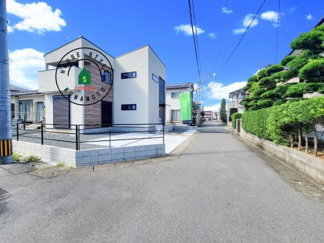 熊本市南区南高江6丁目第1-1棟（2号棟）の前面道路含む現地写真|前面道路です。