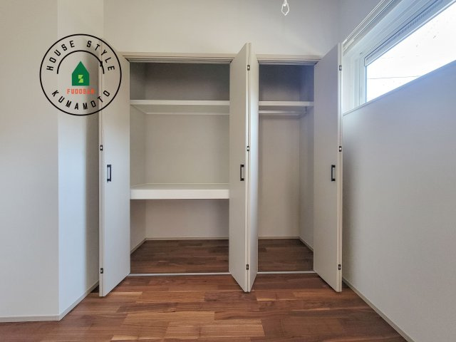 熊本市南区南高江6丁目第1-1棟（2号棟）の収納|収納には困りません。