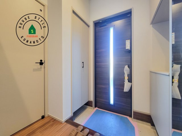 熊本市南区南高江6丁目第1-1棟（2号棟）の防犯設備|二重ロックでしっかり防犯対策ができます。