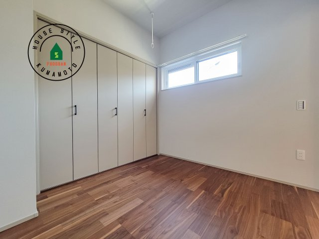 熊本市南区南高江6丁目第1-1棟（2号棟）の和室|将来的に、琉球畳を引きまして和室風にすることも可能です。