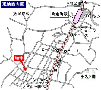ヒルトップ片倉の地図|案内図