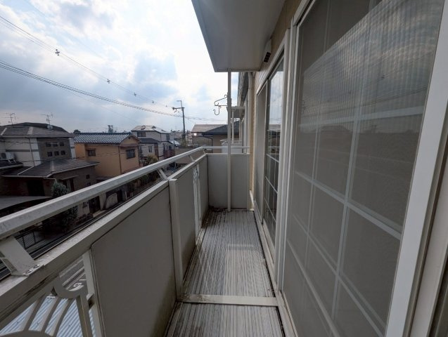 サンライズ曽根西ハイツのバルコニー