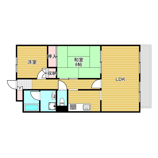 ロイヤルグレース上野東の間取り