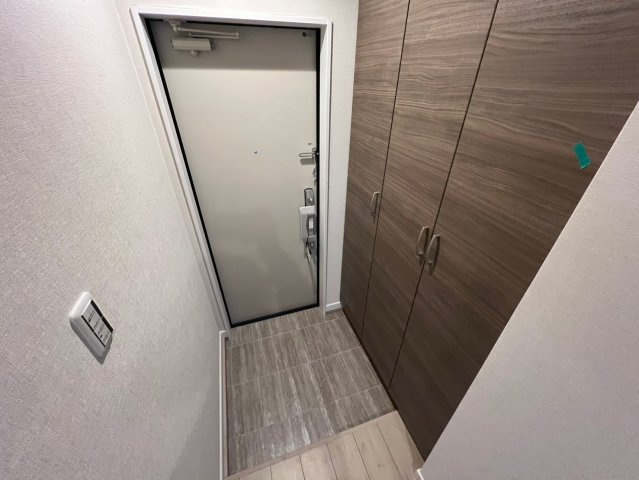豊中市桜の町６丁目の賃貸マンションの玄関