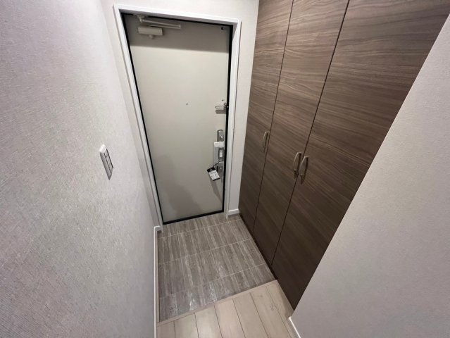 豊中市桜の町６丁目の賃貸マンションの玄関