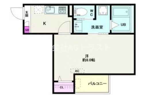 【間取り】 | Jack shinshiraokaⅠ