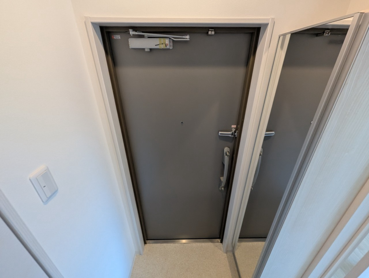 プラウニー本町の玄関