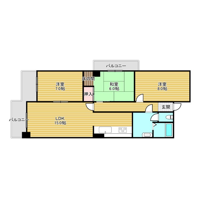 ＴＧＣマンション第9の間取り