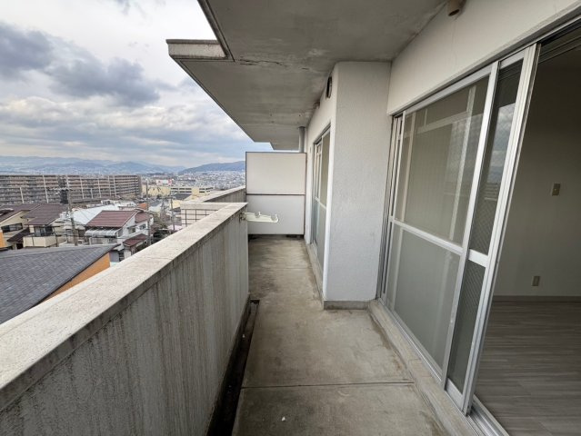 リブレ待兼山のバルコニー