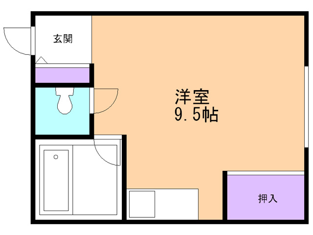 Ｆｕｇａ登別の間取り