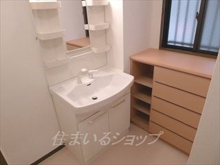 サンパレス香川の洗面所|シャンプードレッサー・窓あり
