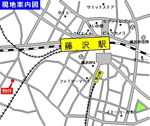 ベルデ鵠沼の地図|案内図