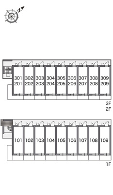 【区画図】 | レオパレス湘南町屋