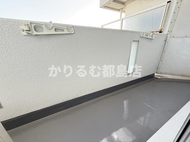 パーク・ヴェール新森のバルコニー