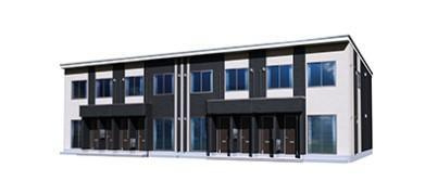 【外観】 | エス・ハウス（Ｓ・ＨＯＵＳＥ） | 完成予想図