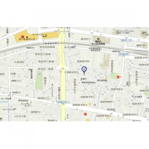 岐阜市加納本町９丁目の駐車場の外観