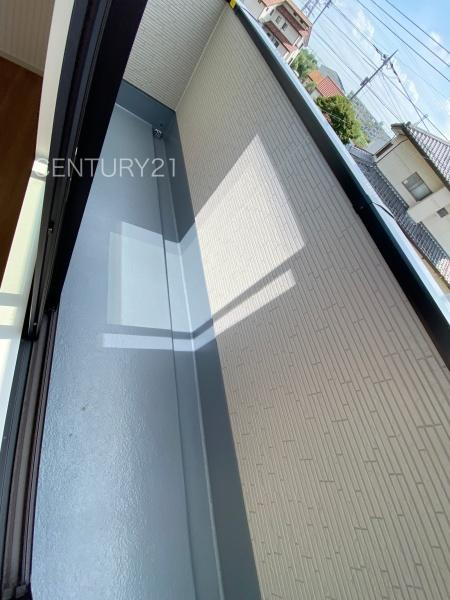 前橋市朝倉町２期２号棟のバルコニー|バルコニー