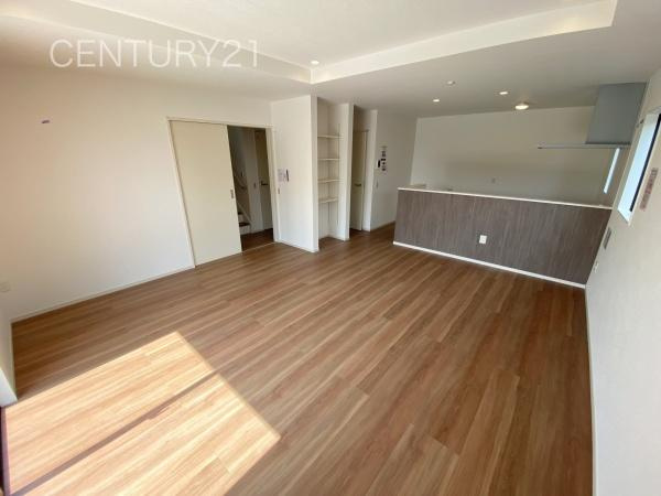 前橋市朝倉町２期２号棟の居間・リビング